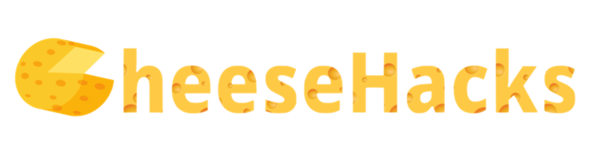 CheeseHacks logo with a wedge of cheese
